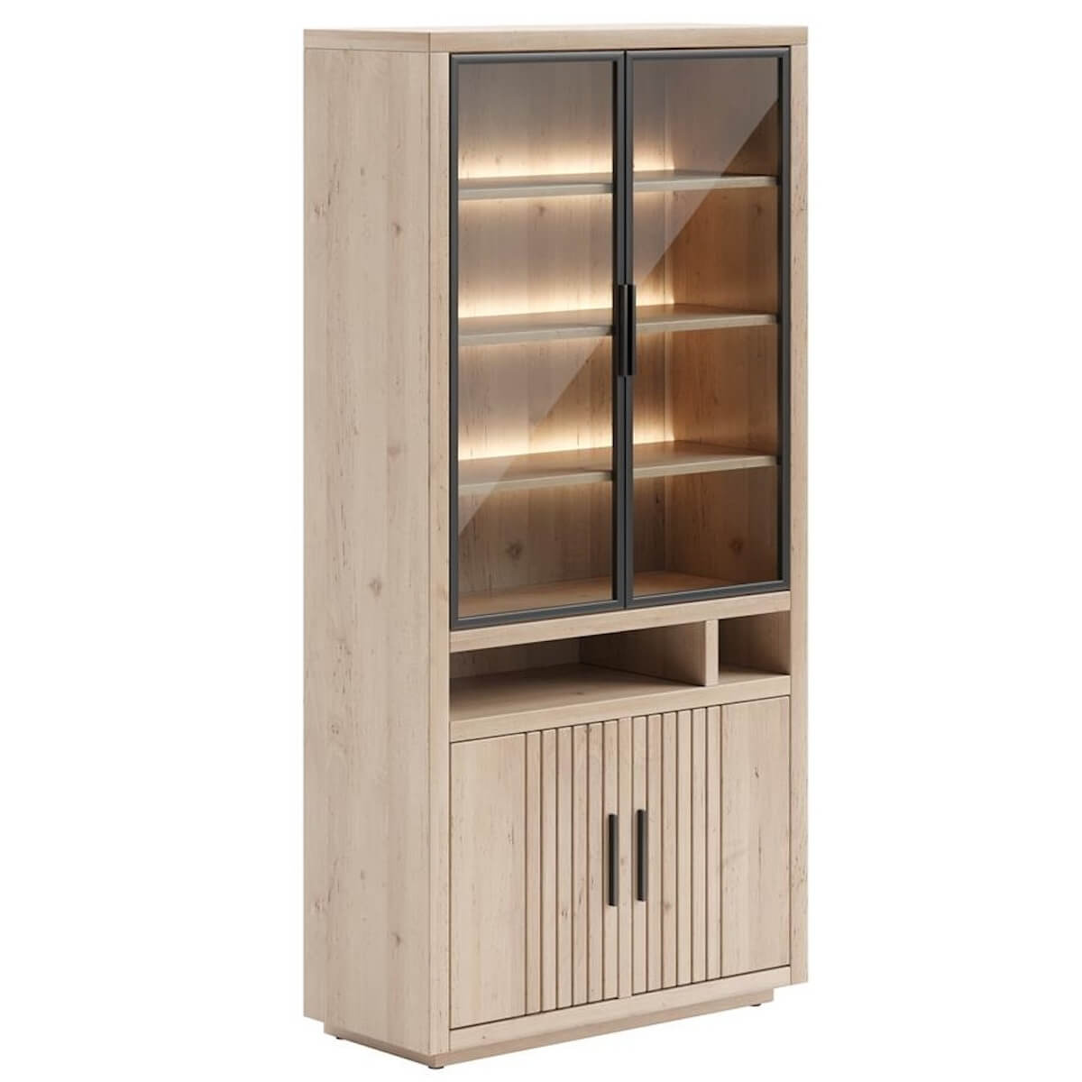Vitrine 100cm PAVIE Henders & Hazel Naturel