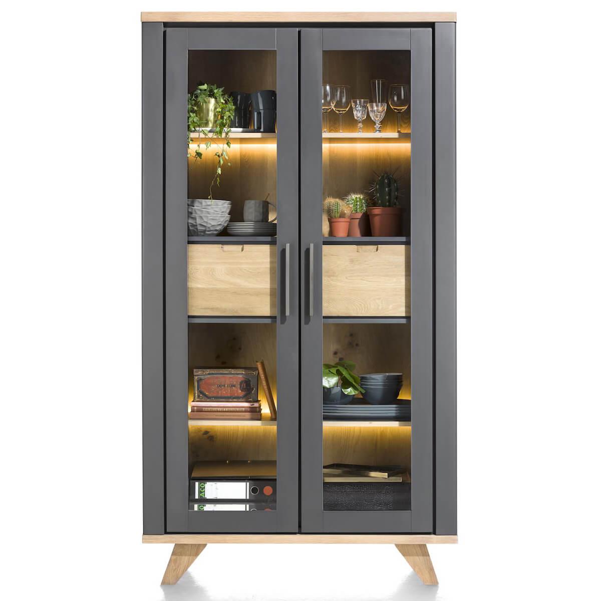 Vitrine JARDIN Henders & Hazel anthracite